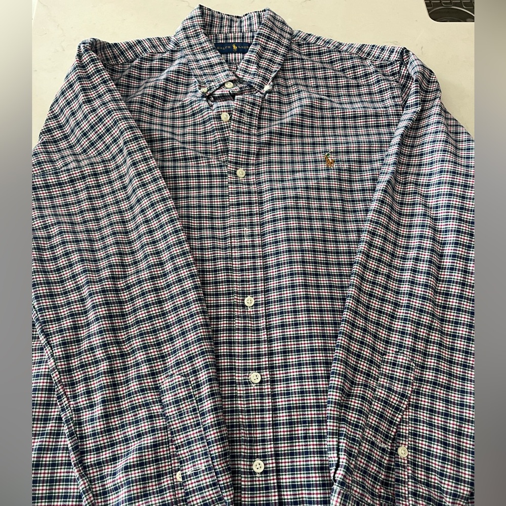 Men's Ralph Lauren Plaid Button Shirt
